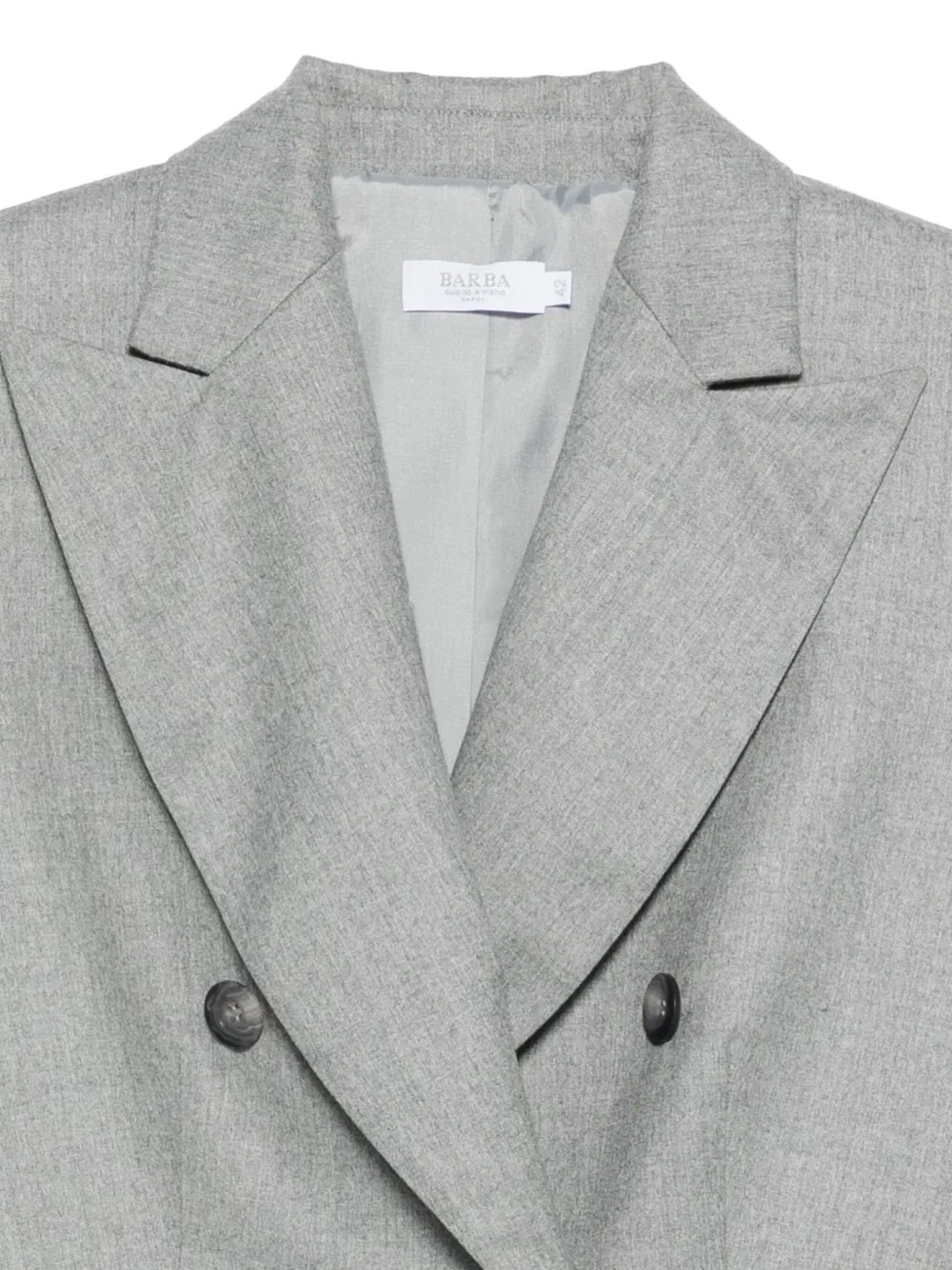 Barba Blazer met dubbele rij knopen Grijs