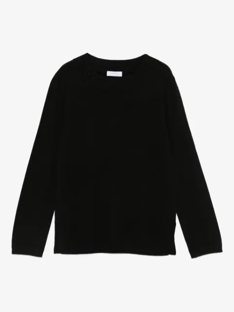 Barba round-neck ribbed-knit jumper