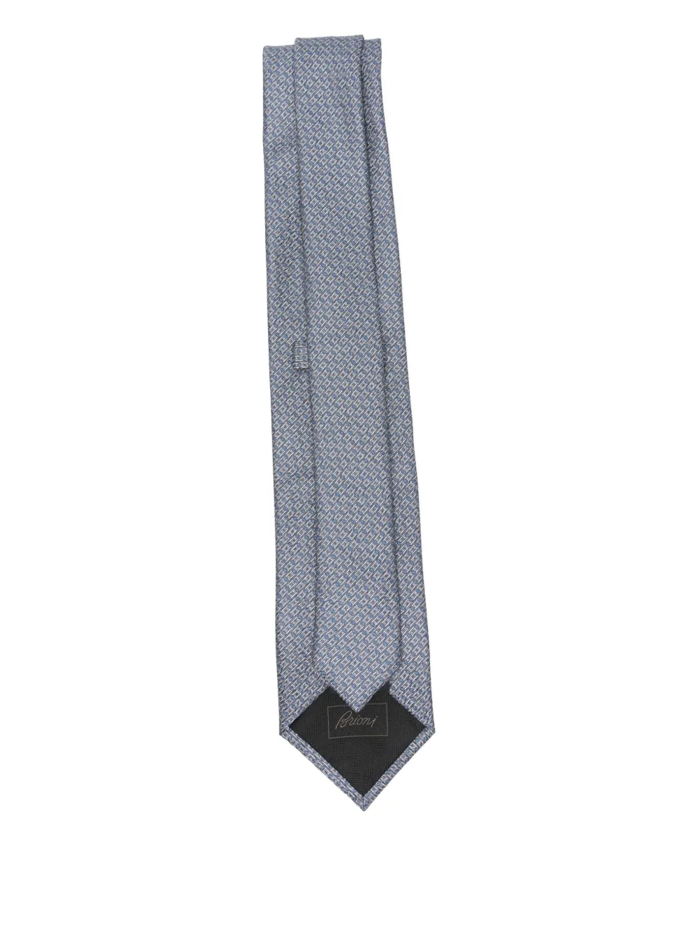 Brioni Zijden stropdas - Blauw