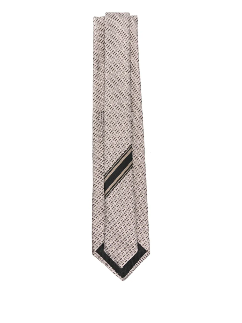 Brioni Zijden stropdas - Beige