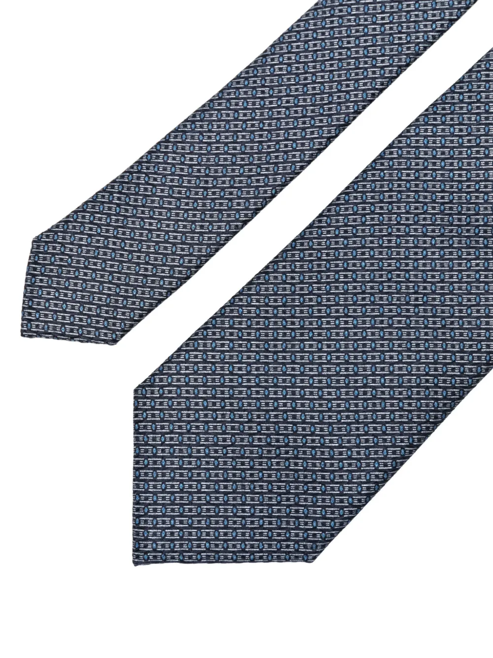 Brioni Silk Tie In Gray