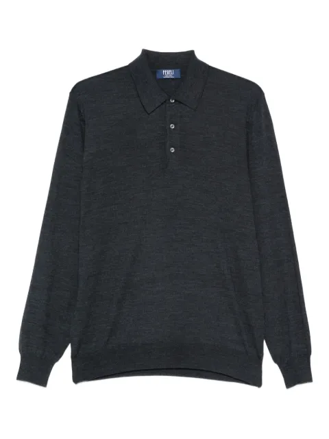 Fedeli fine-knit polo shirt