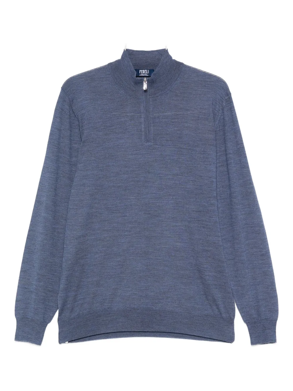 Fedeli haut à col zippé | bleu | Image 1