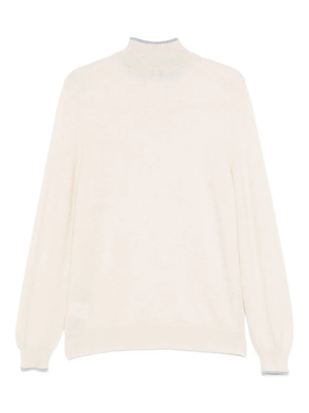 Fedeli Sweater met halve rits - Beige