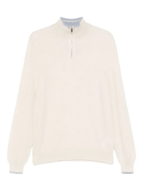 Fedeli half-zip sweatshirt