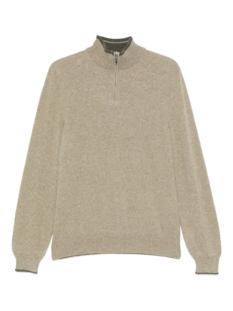 Fedeli half-zip sweatshirt