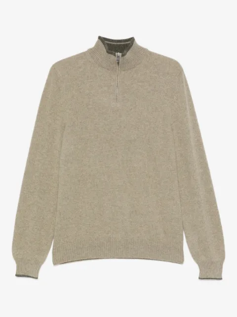 Fedeli half-zip sweatshirt