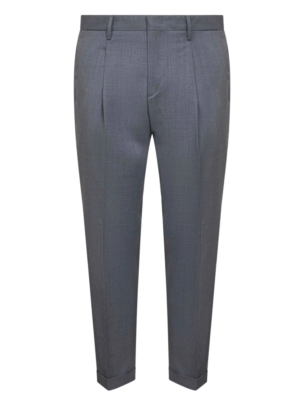 D4.0 pleat turn-up trousers | Grey | Image 1