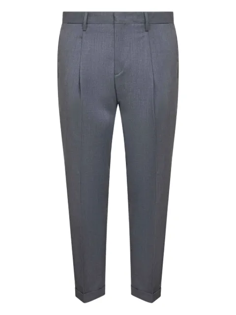 D4.0 pantalones con pinzas y dobladillo vuelto