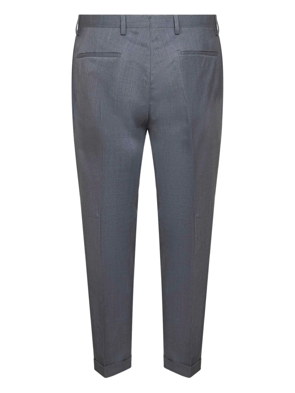 D4.0 pleat turn-up trousers - Grijs