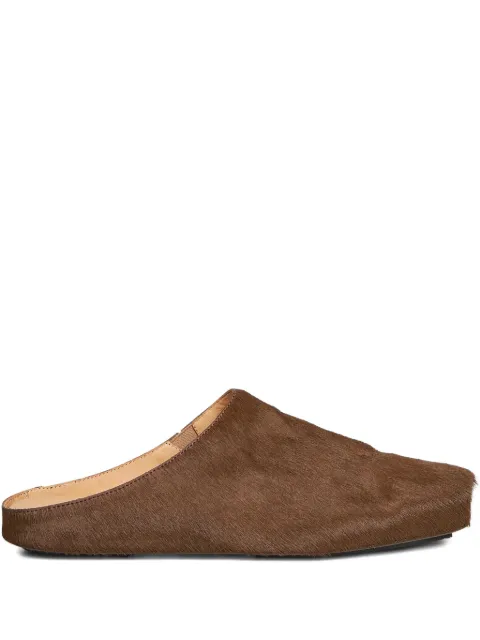 Uma Wang leather slippers