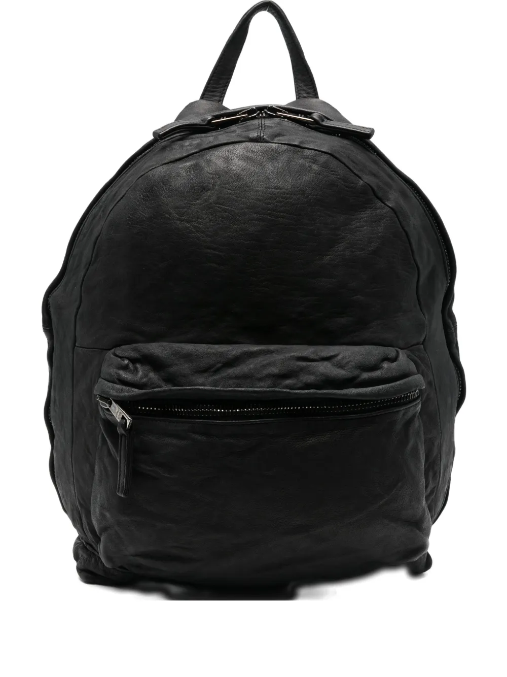 Giorgio Brato Leather Backpack In Black