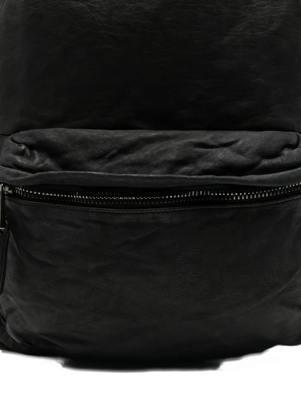 Giorgio Brato Leather Backpack In Black