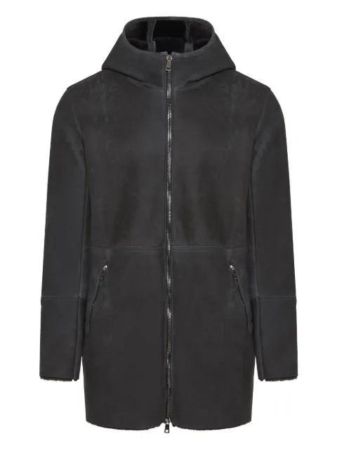 Giorgio Brato hooded zip coat