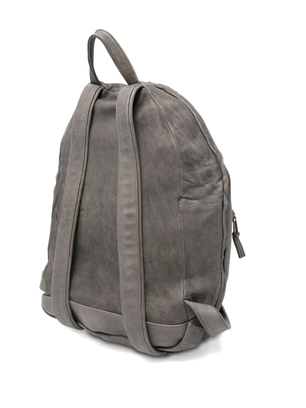 Giorgio Brato Leather Backpack In Gray