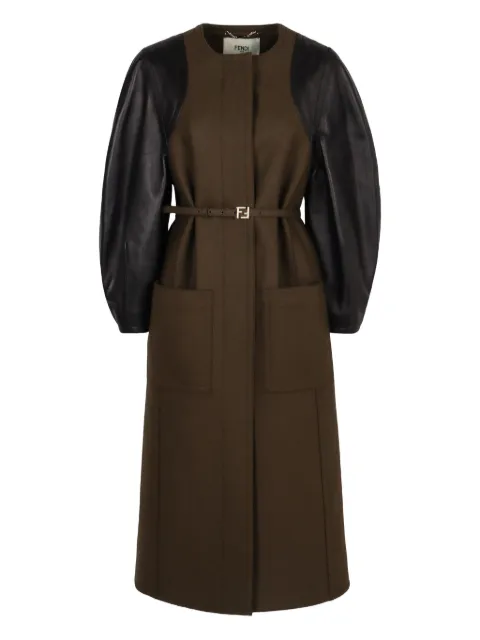 FENDI round-neck coat