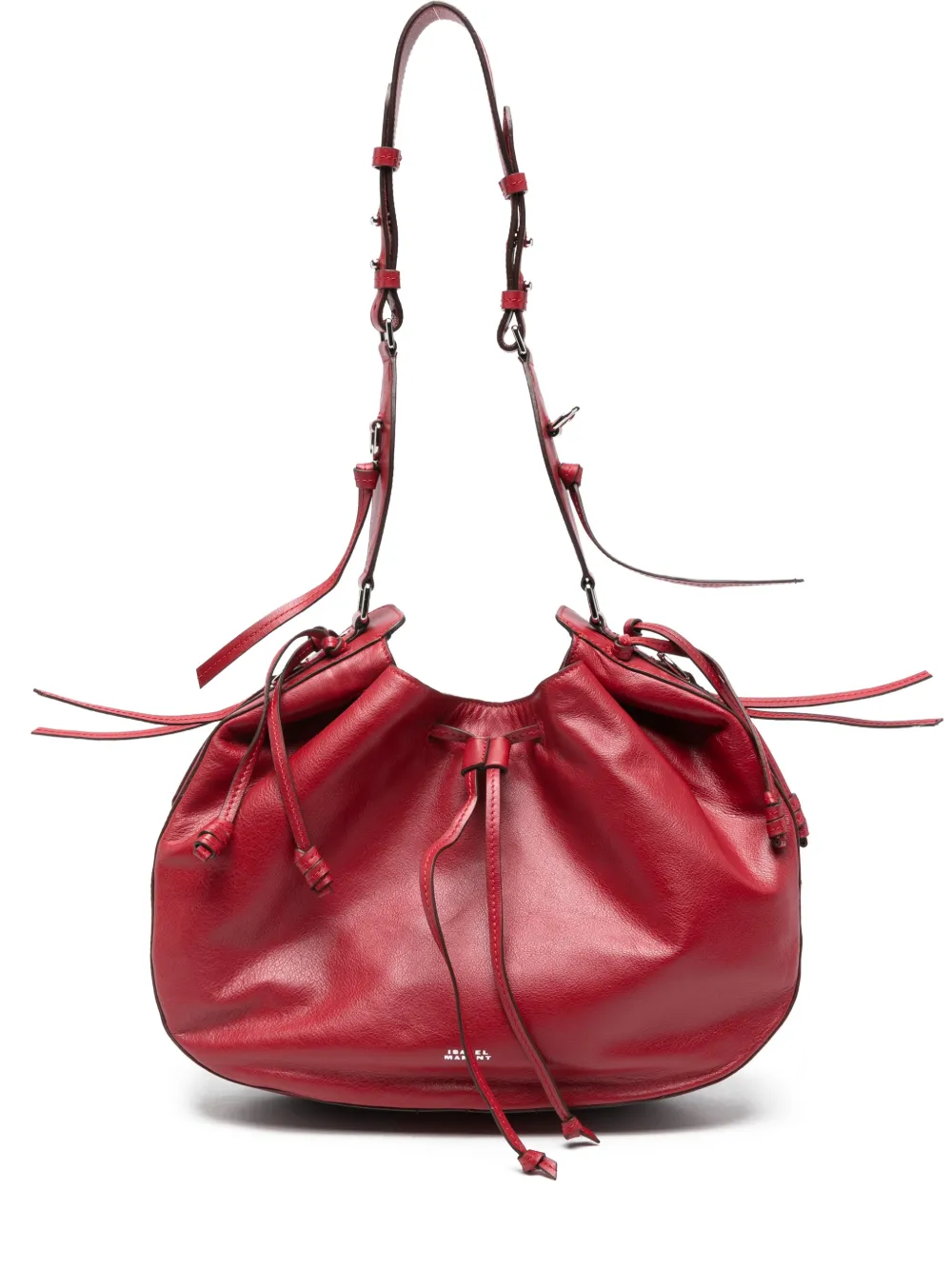 ISABEL MARANT Borsa a spalla con coulisse - Rosso
