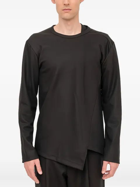 Comme des Garçons Homme Plus playera con dobladillo asimétrico