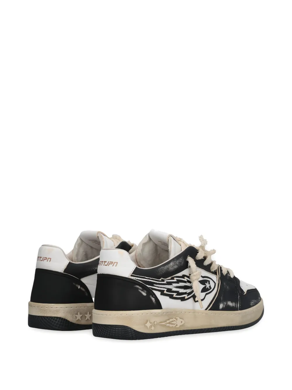 Enterprise Japan Egg Rocket low-top sneakers met grafische print Zwart