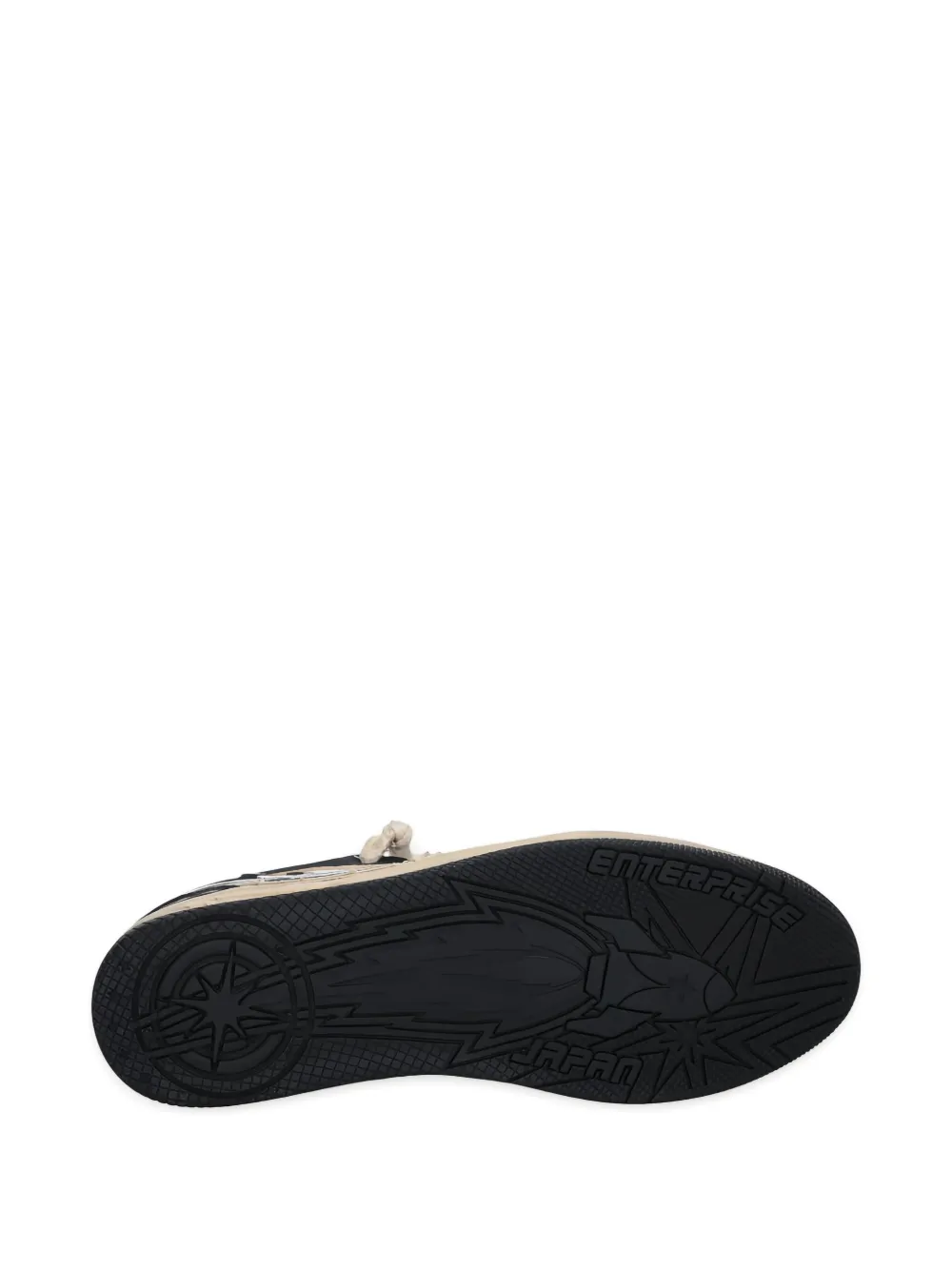 Enterprise Japan Egg Rocket low-top sneakers met grafische print Zwart