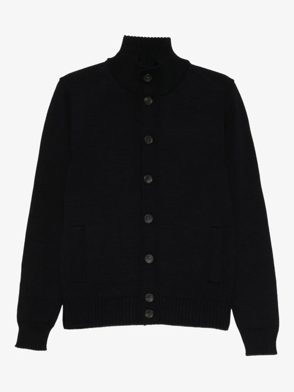 Cenere GB high-neck cardigan | Black | Image 1