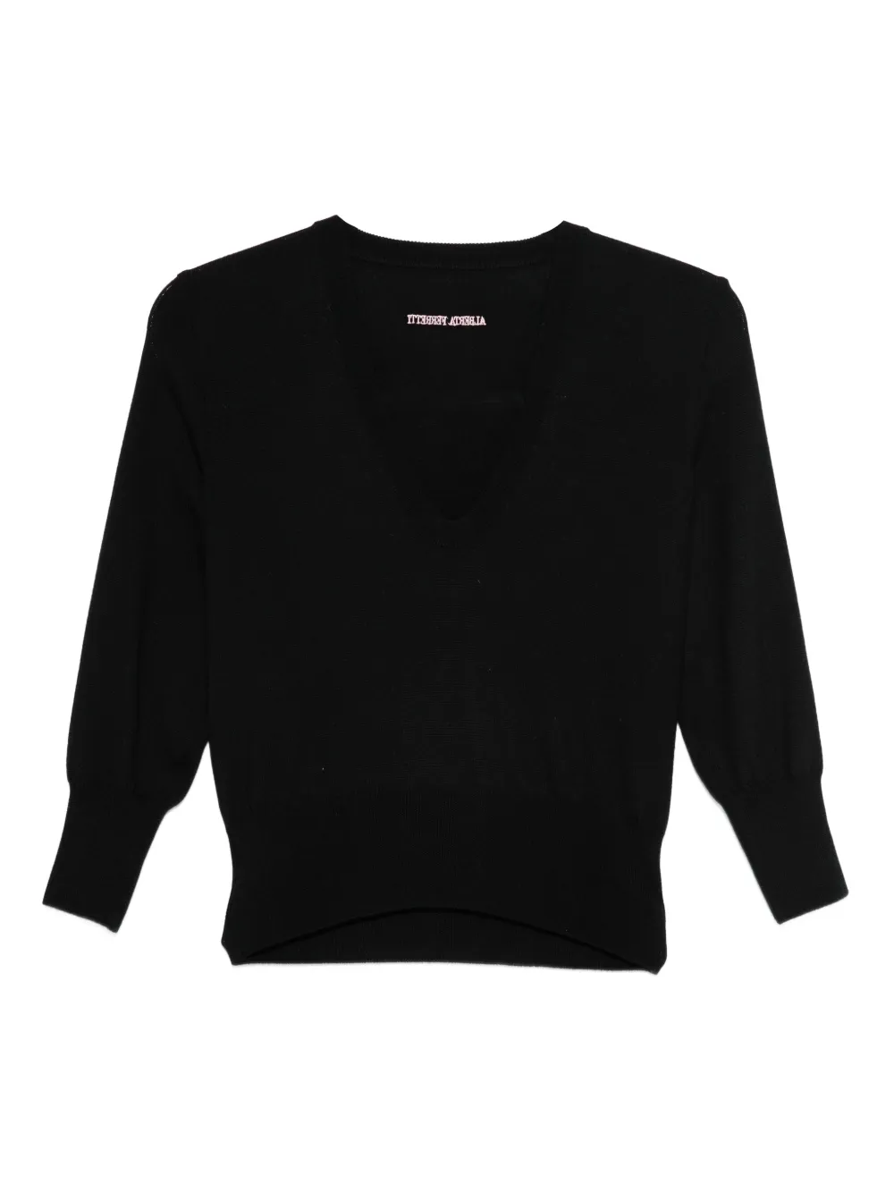 Alberta Ferretti V-neck top | Black | Image 1