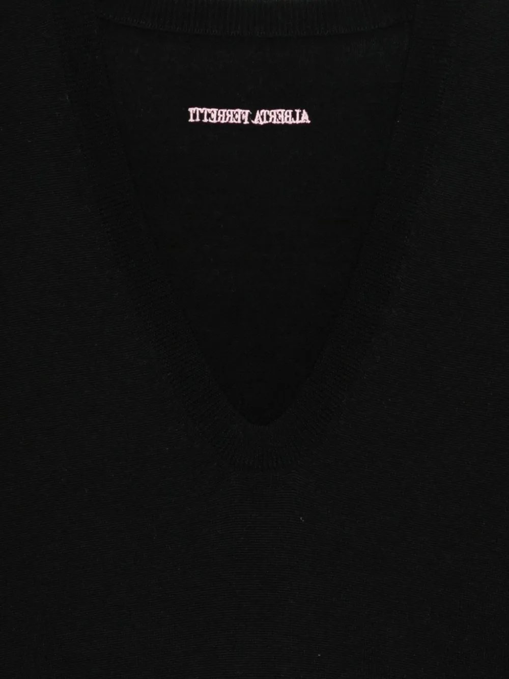 Alberta Ferretti Top met V-hals Zwart