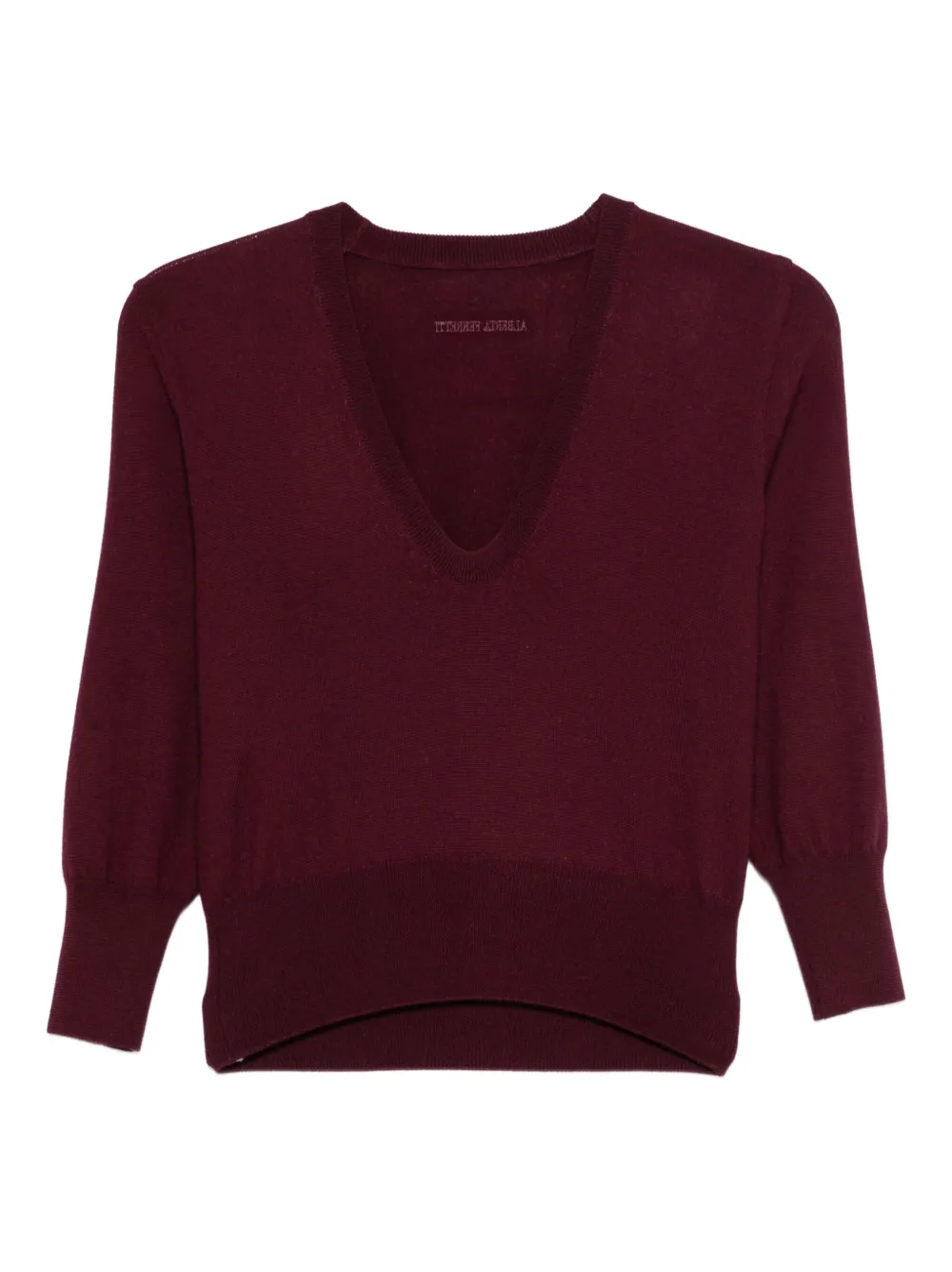 Alberta Ferretti V-neck top | Red | Image 1