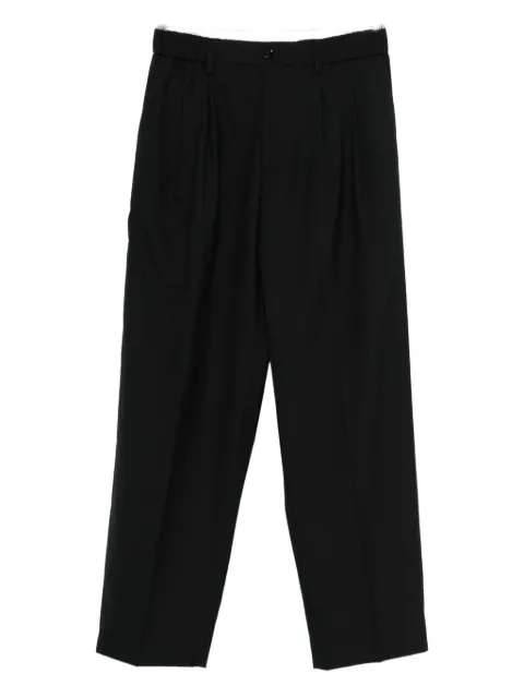 LES HOMMES pantalones con placa del logo