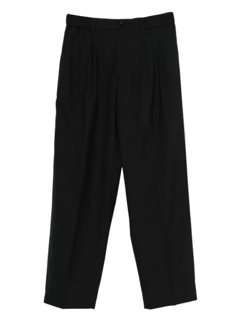 LES HOMMES logo-plaque trousers
