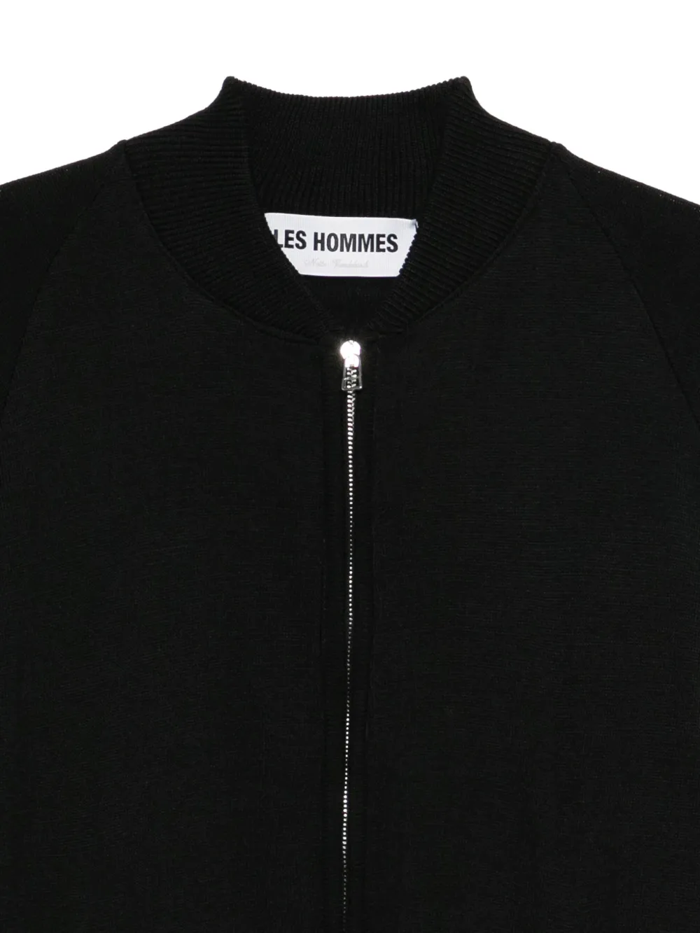 LES HOMMES Wollen vest Zwart