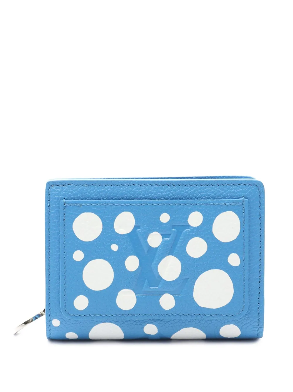 Louis Vuitton Pre-Owned 2021-2025 Yayoi Kusama Monogram Empreinte Portefeuille Claire Wallet small wallets - Blu