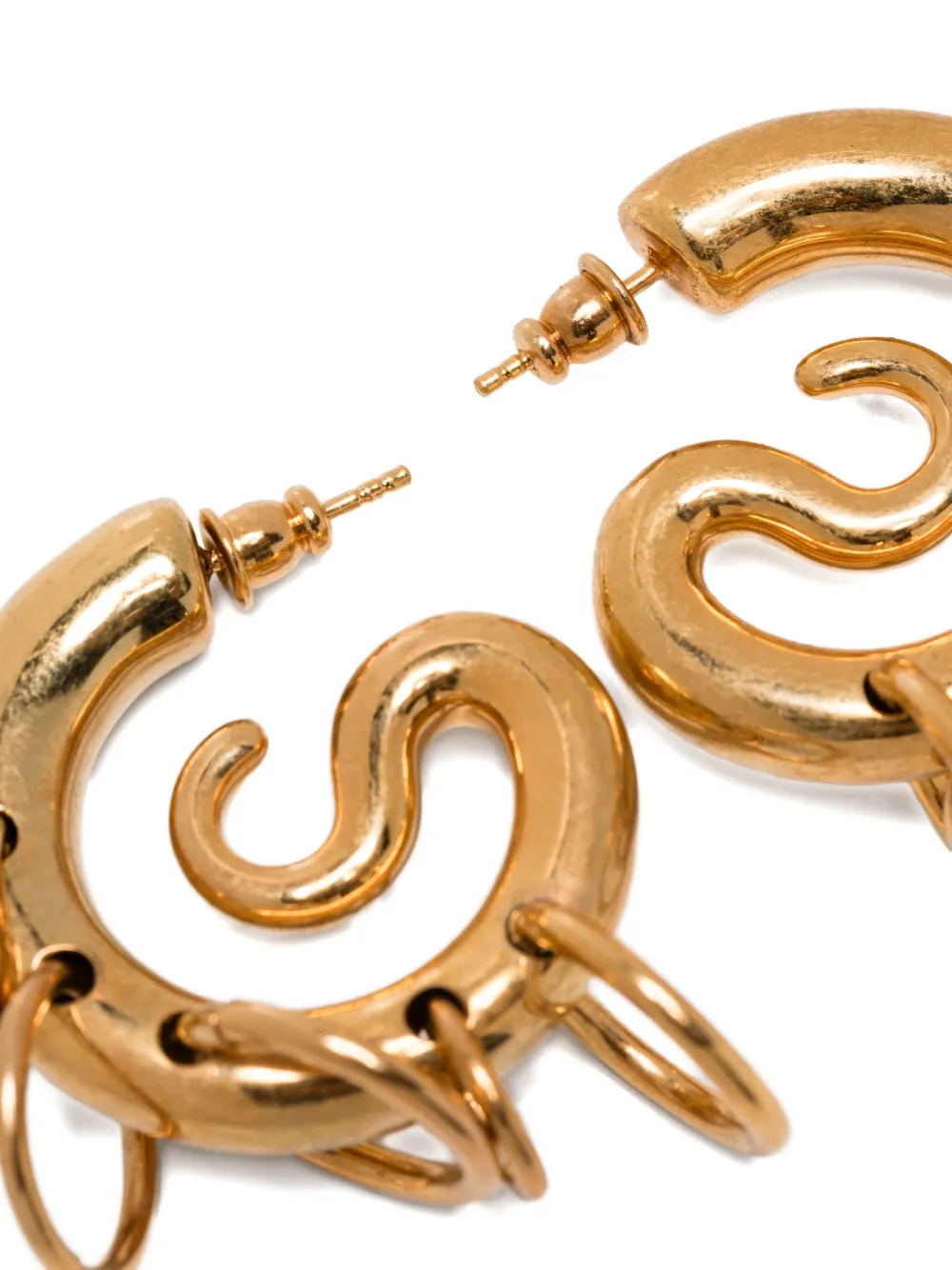 Panconesi Ring Drop Earrings In Gold