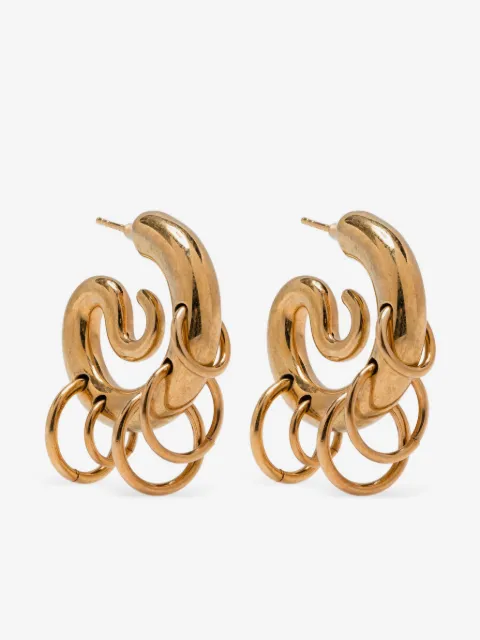 Panconesi aretes con dije de anillo