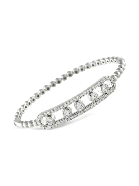 LB Exclusive pulsera en oro blanco de 14kt con diamante