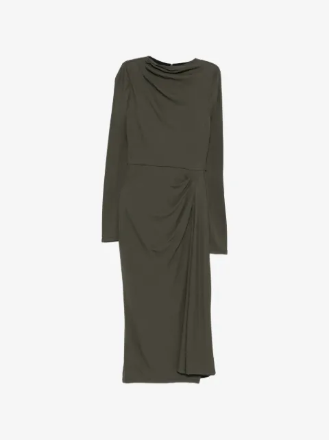 ERDEM midi long-sleeve dress