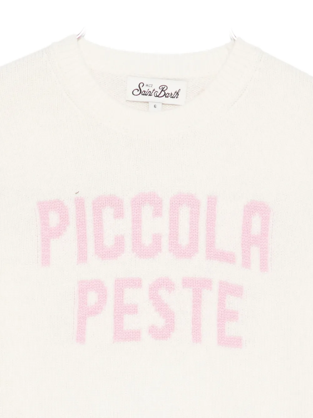 Mc2 Saint Barth Picola Peste Sweater In Neutral