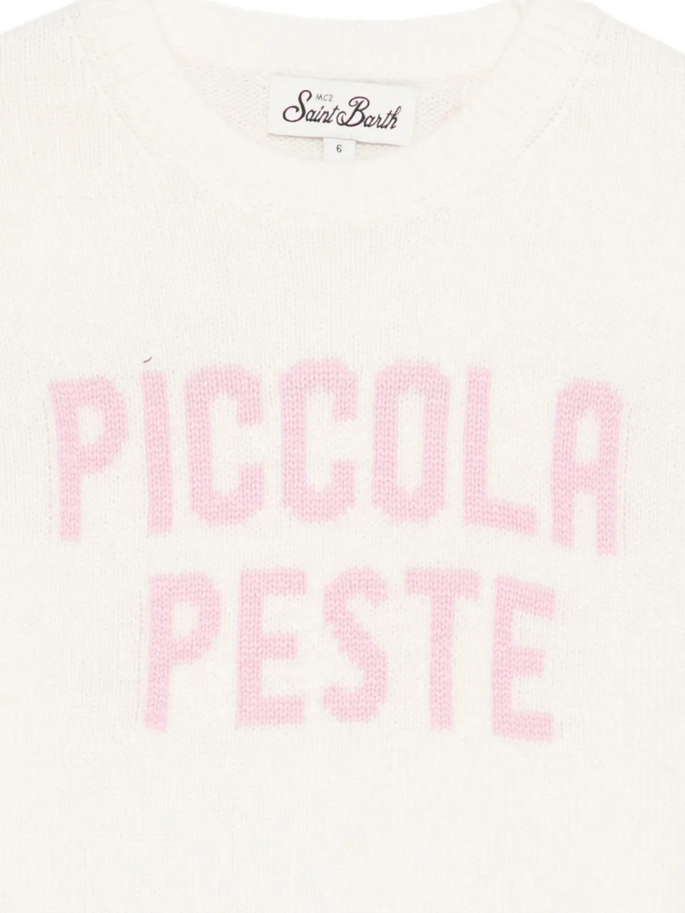 MC2 Saint Barth Kids Picola Peste trui Beige