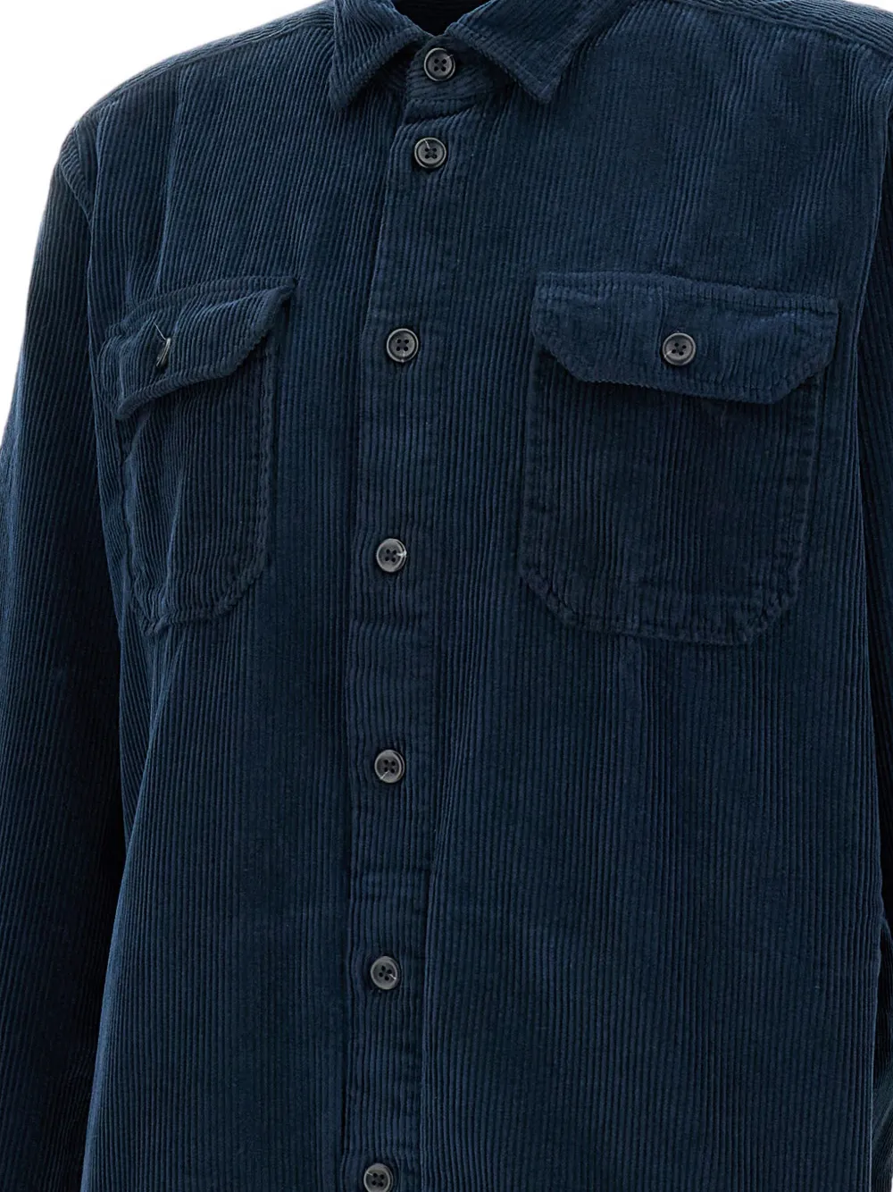 Bd Baggies Corduroy Shacket In Blue