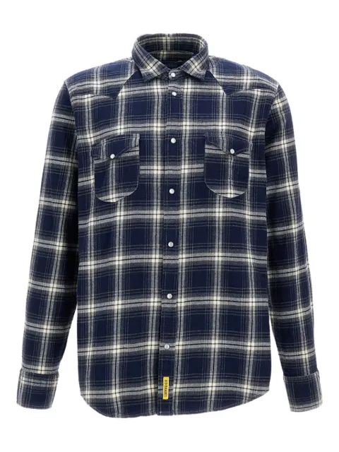B.D. Baggies Texas plaid-pattern pocket shirt