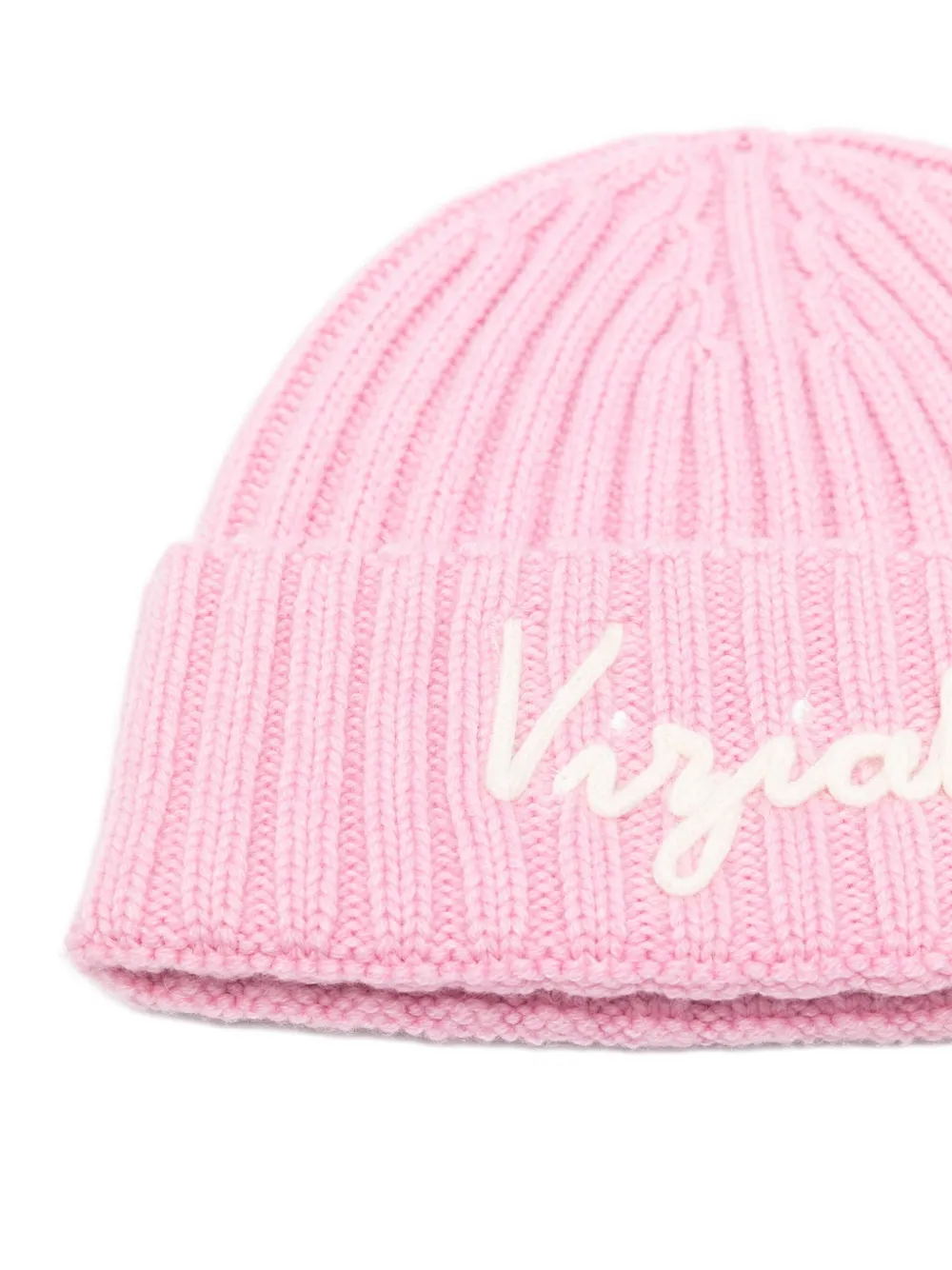 Mc2 Saint Barth Wengen Embroidered Beanie Hat In Pink