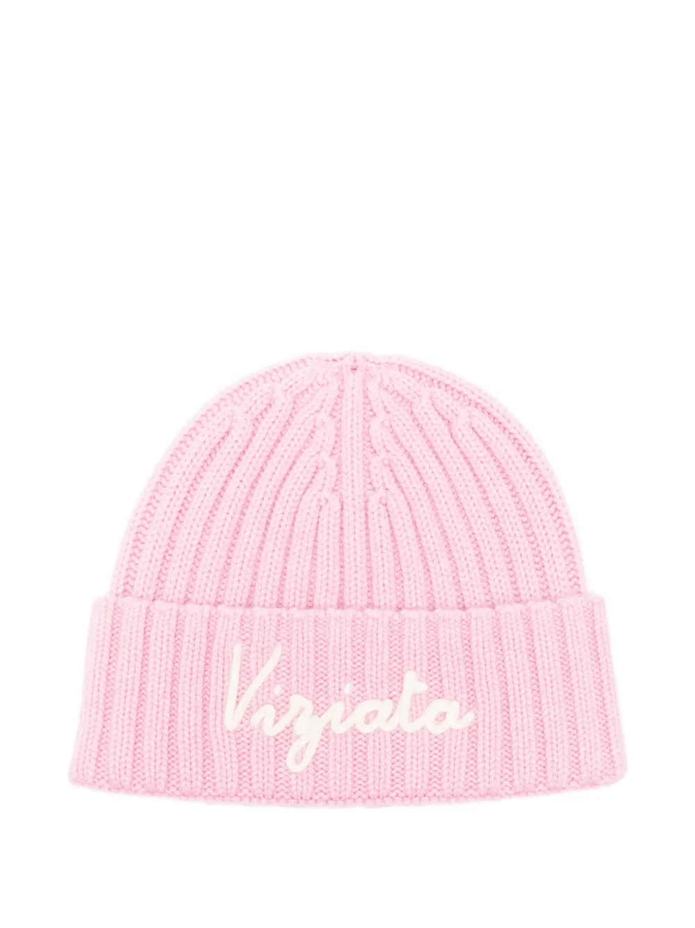 Mc2 Saint Barth Kids' Wengen Embroidered Beanie Hat In Pink