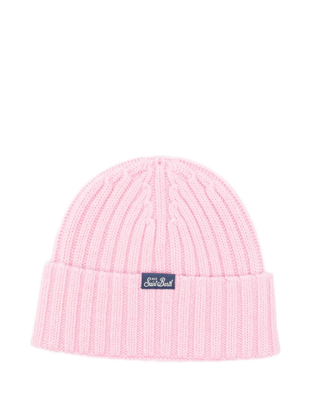 Mc2 Saint Barth Wengen Embroidered Beanie Hat In Pink
