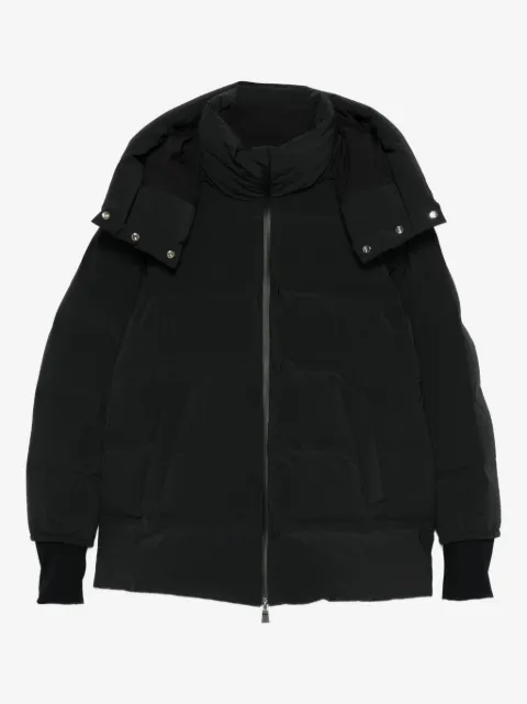 Herno hooded zip-up jacket