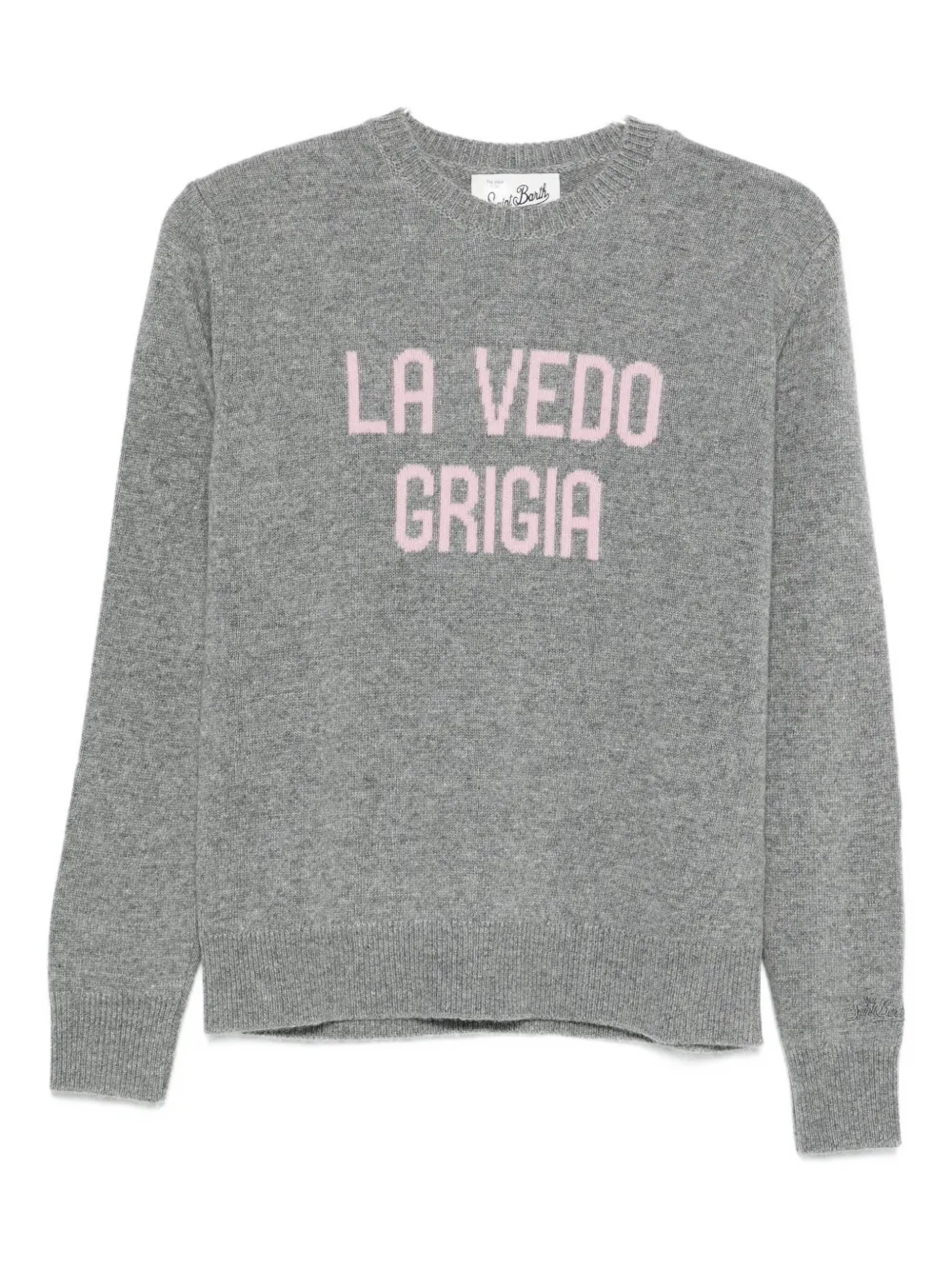 Mc2 Saint Barth Long-sleeve Sweater In Gray