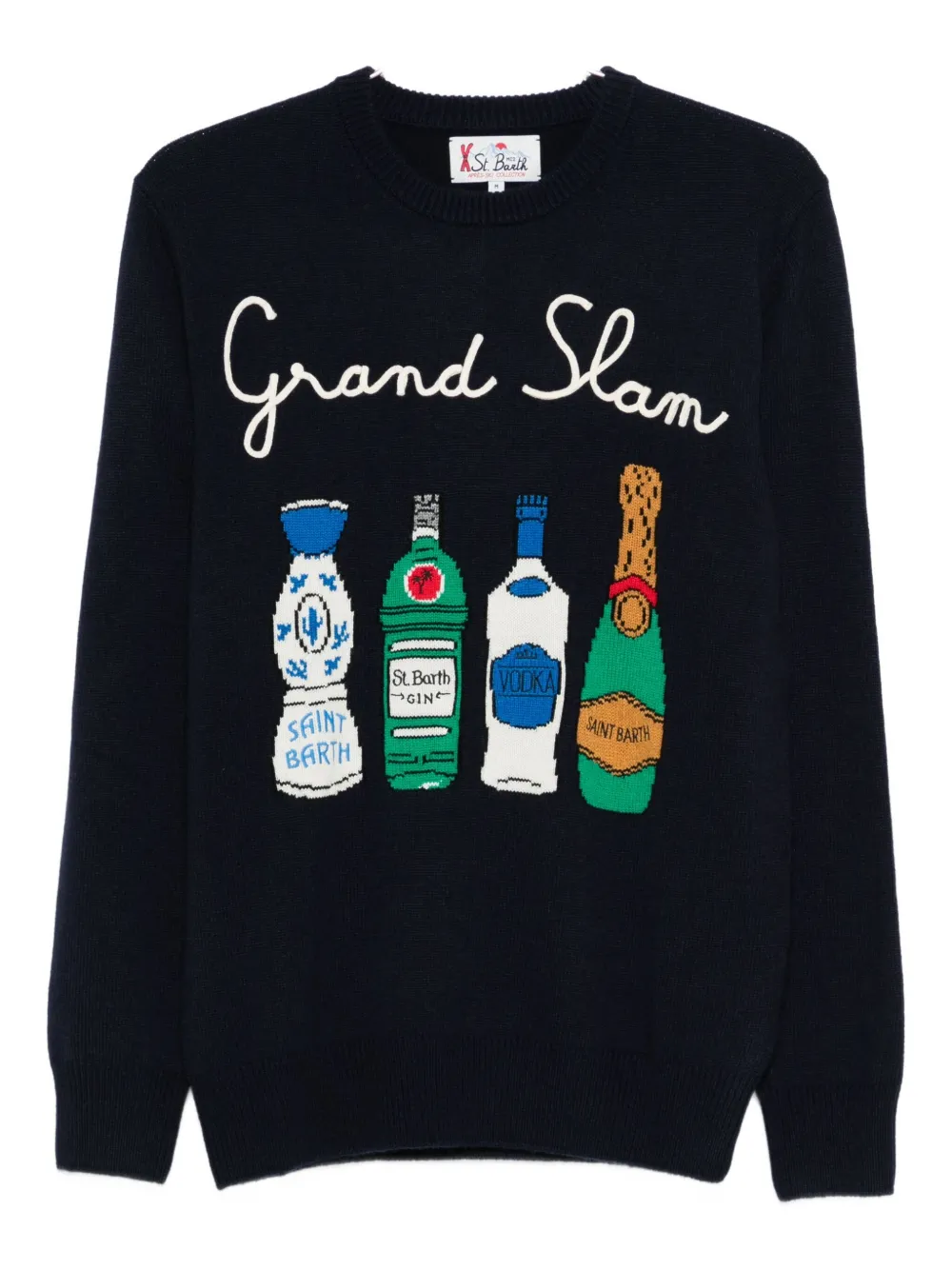 MC2 Saint Barth grand slam intarsia sweater | Blue | Image 1