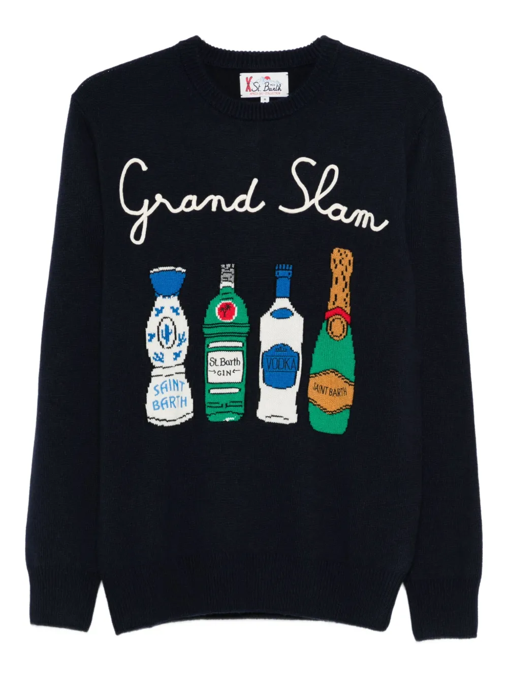 MC2 Saint Barth grand slam intarsia sweater | bleu | Image 1
