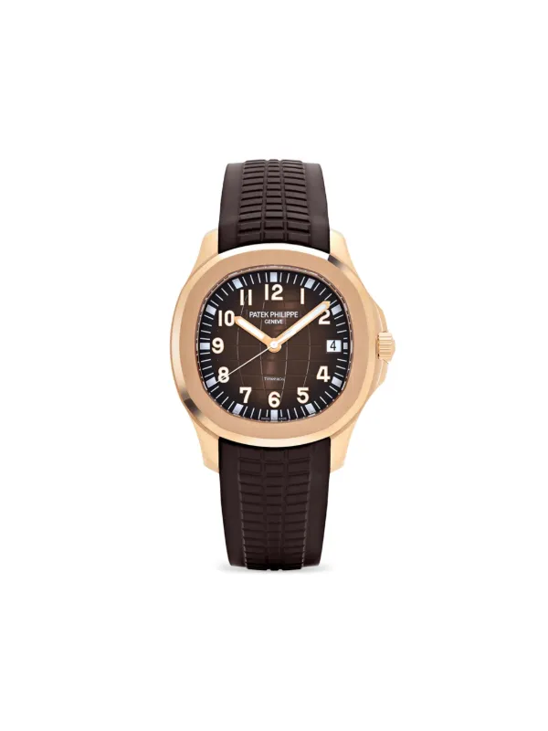 Patek Philippe Pre-owned X Tiffany & Co. 2020 Aquanaut 40mm in Brown