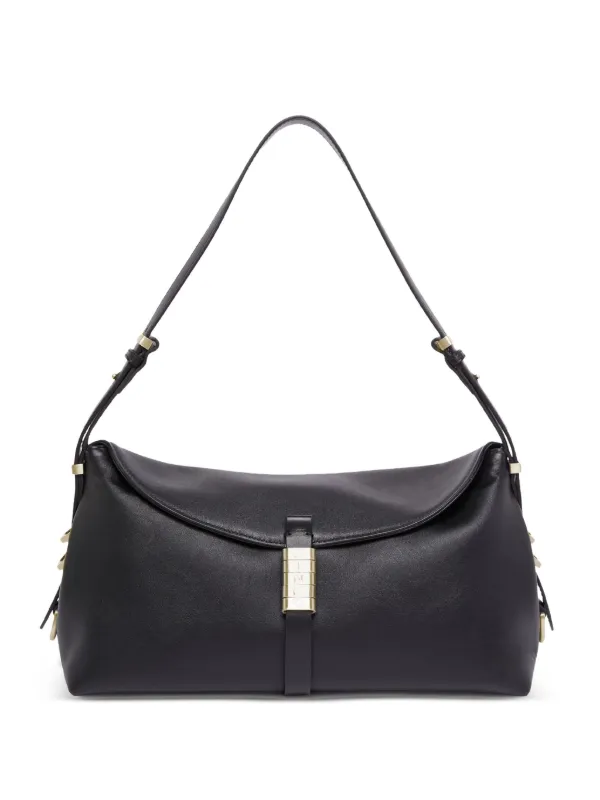 PINKO レザーショルダーバッグ | ブラック | FARFETCH JP