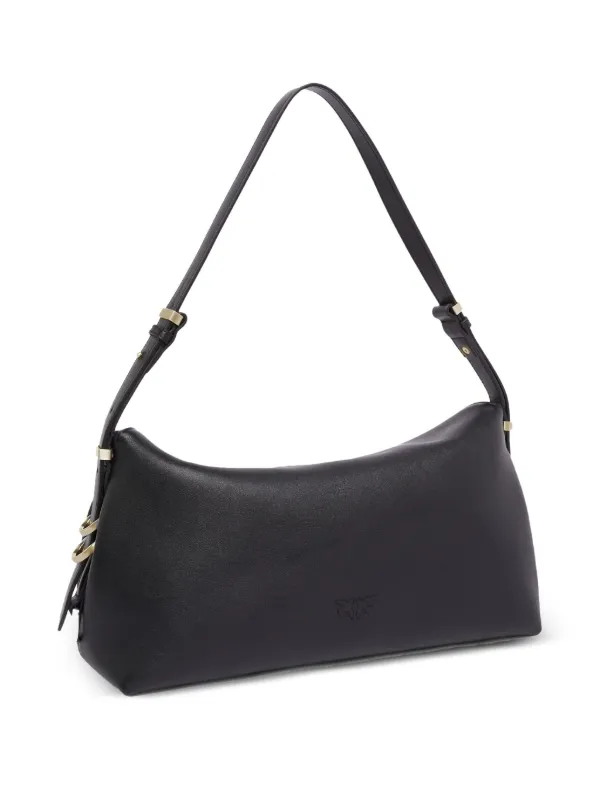 PINKO レザーショルダーバッグ | ブラック | FARFETCH JP